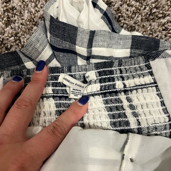 American Eagle outfitters plaid halter top romper - Picture 6 of 7